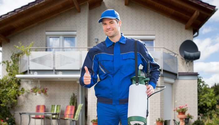 Pest Control Exterminator Man Worker